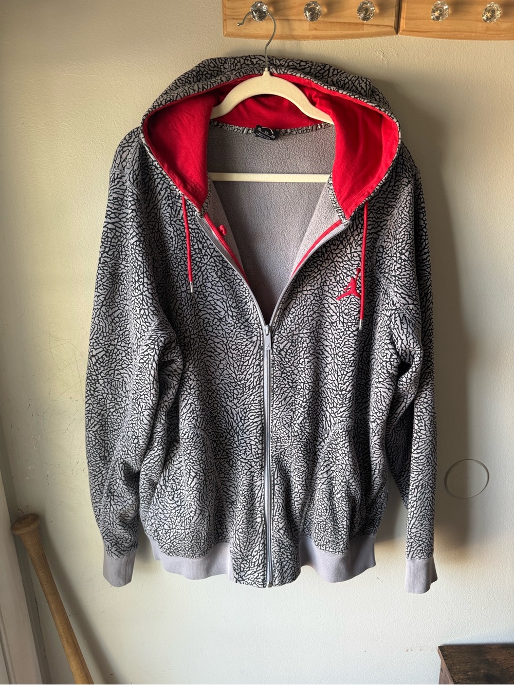 Nike Air Jordan "Own The Ele" Elephant Print Full-Zip Hoodie